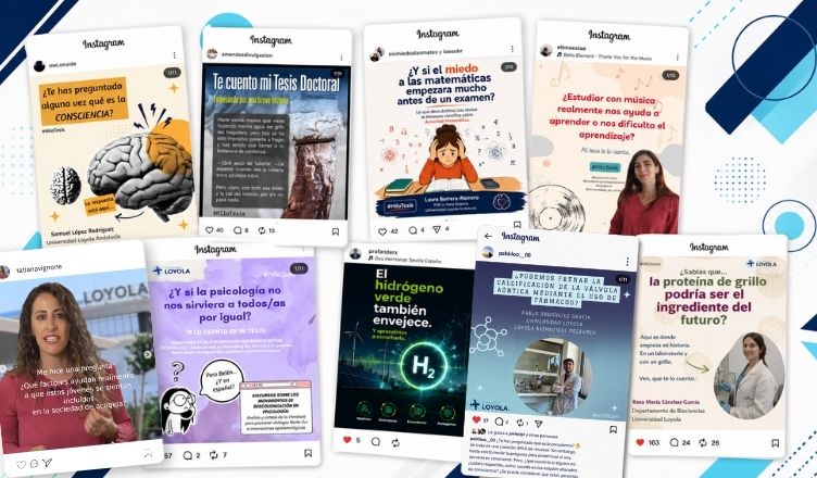 La Universidad Loyola acerca a Instagram la investigación de sus doctorandos en la VI edición de #HiloTesis
